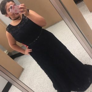 Navy Blue Prom Dress